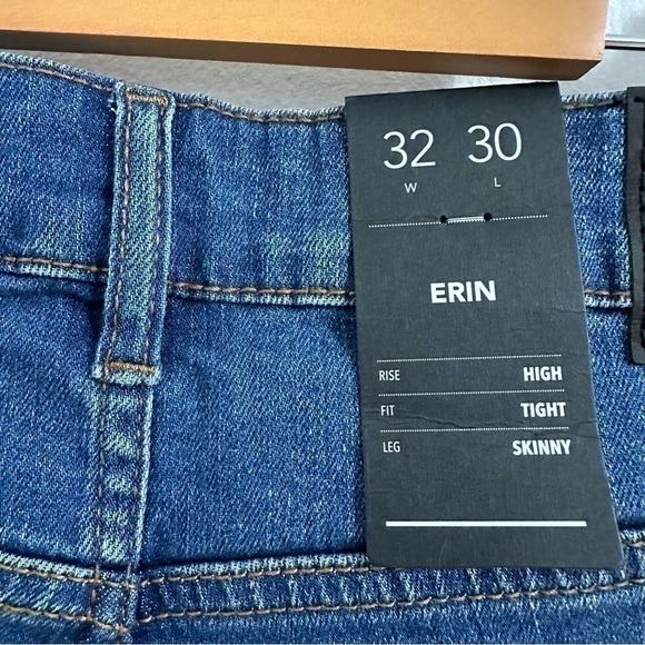 (NWT) Dr Denim high Rise Erin skinny jeans in  blue - Picture 12 of 16